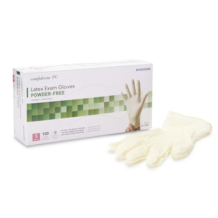 Mckesson Latex Exam Glove, Small, Ivory, 1000PK 14-1381